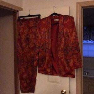 Two piece woman’s pant suit